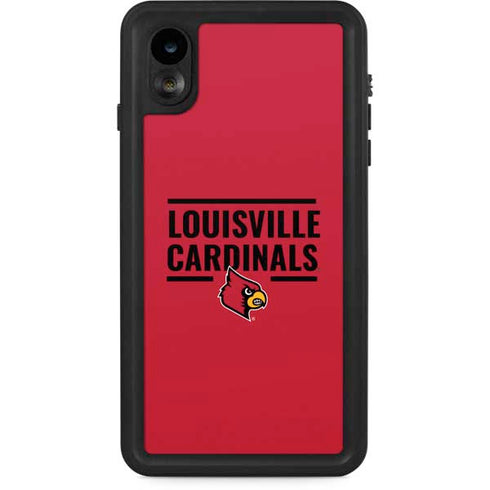 University of Louisville Cardinals Striped iPhone Cases